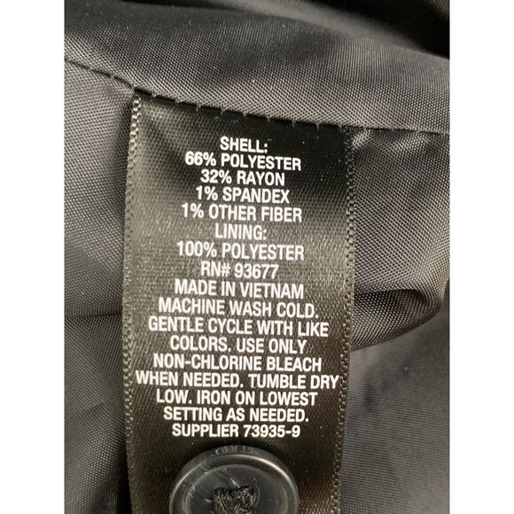 NWT Worthington Womens Plus Size 3X Pinstripe Metalic Blazer Jacket RN10220 - Picture 4 of 10